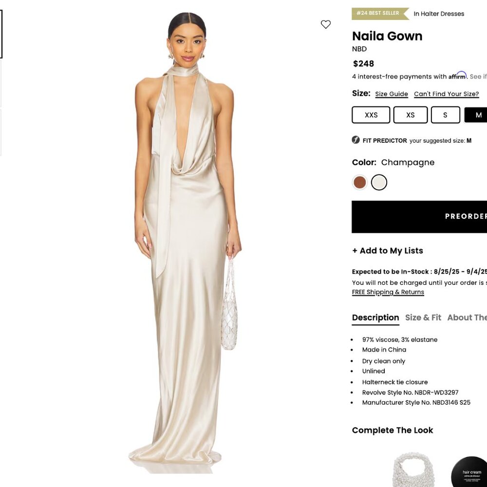 NBD Naila Gown